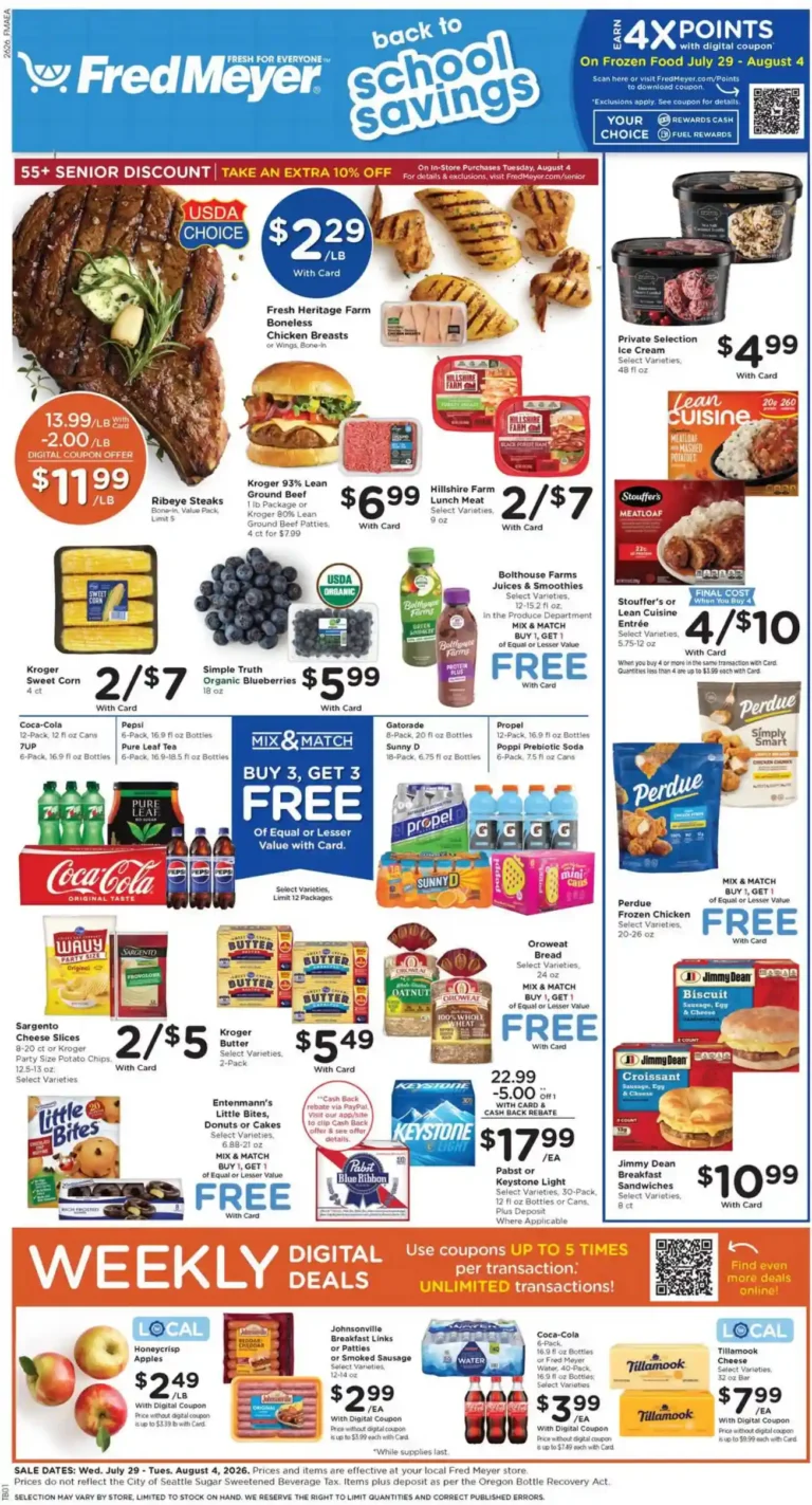 Fred Meyer Weekly Ad Early Preview