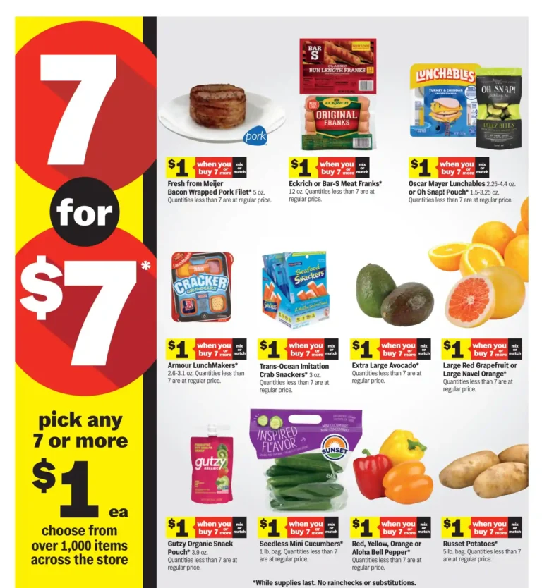 Meijer Weekly Ad Early Preview