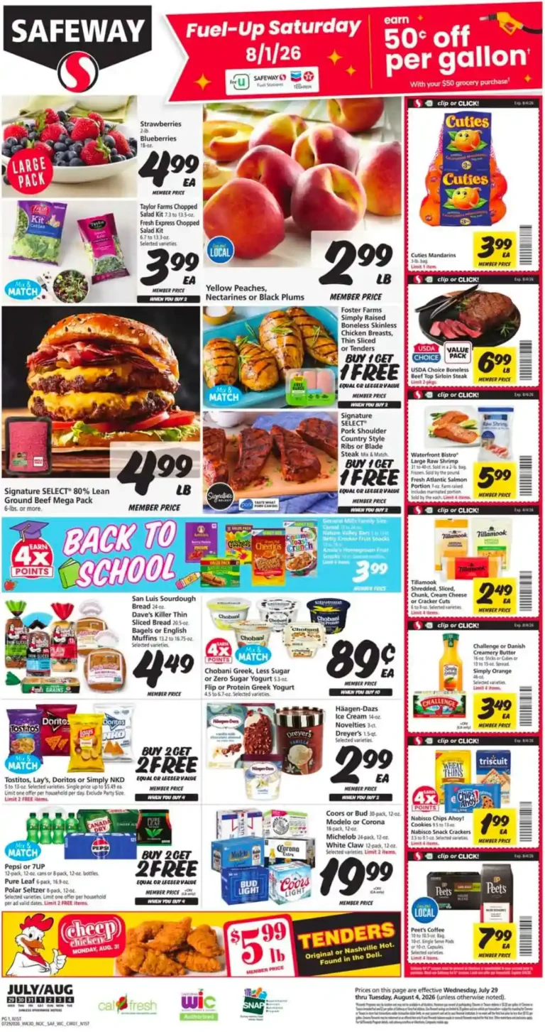Safeway Weekly Ad Early Preview