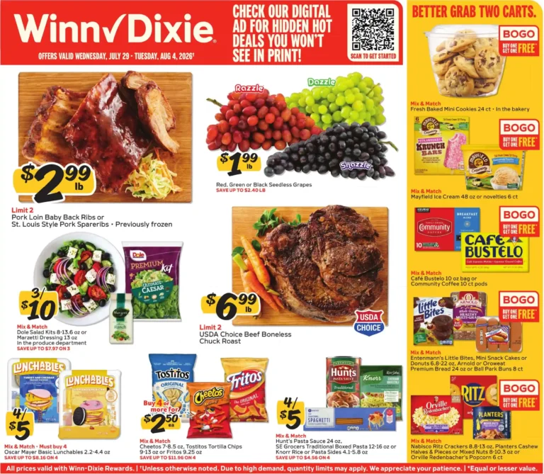 Winn Dixie Weekly Ad Early Preview